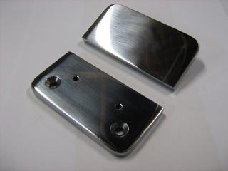 Polished stainless plate